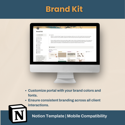 Client Portal Template for Notion - Perfect for Freelancers & Agencies