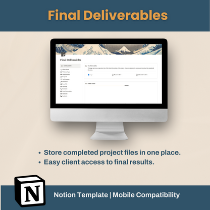 Client Portal Template for Notion - Perfect for Freelancers & Agencies