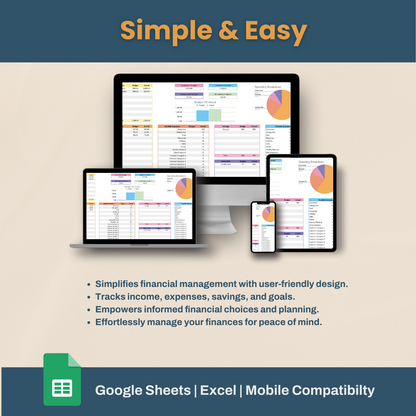 Budget Ease: Monthly Financial Planner