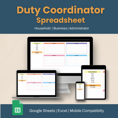 Duty Coordinator Spreadsheet