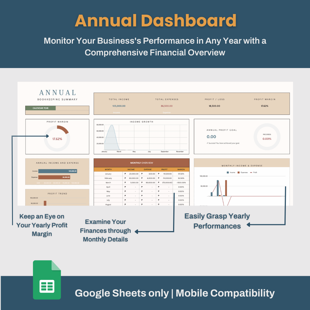 Small Business Bookkeeping Tracker