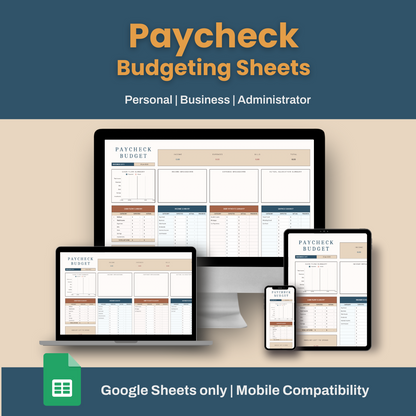 Paycheck Budgeting Sheets: Master Your Finances with Precision