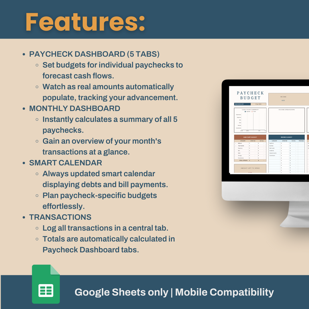 Paycheck Budgeting Sheets: Master Your Finances with Precision