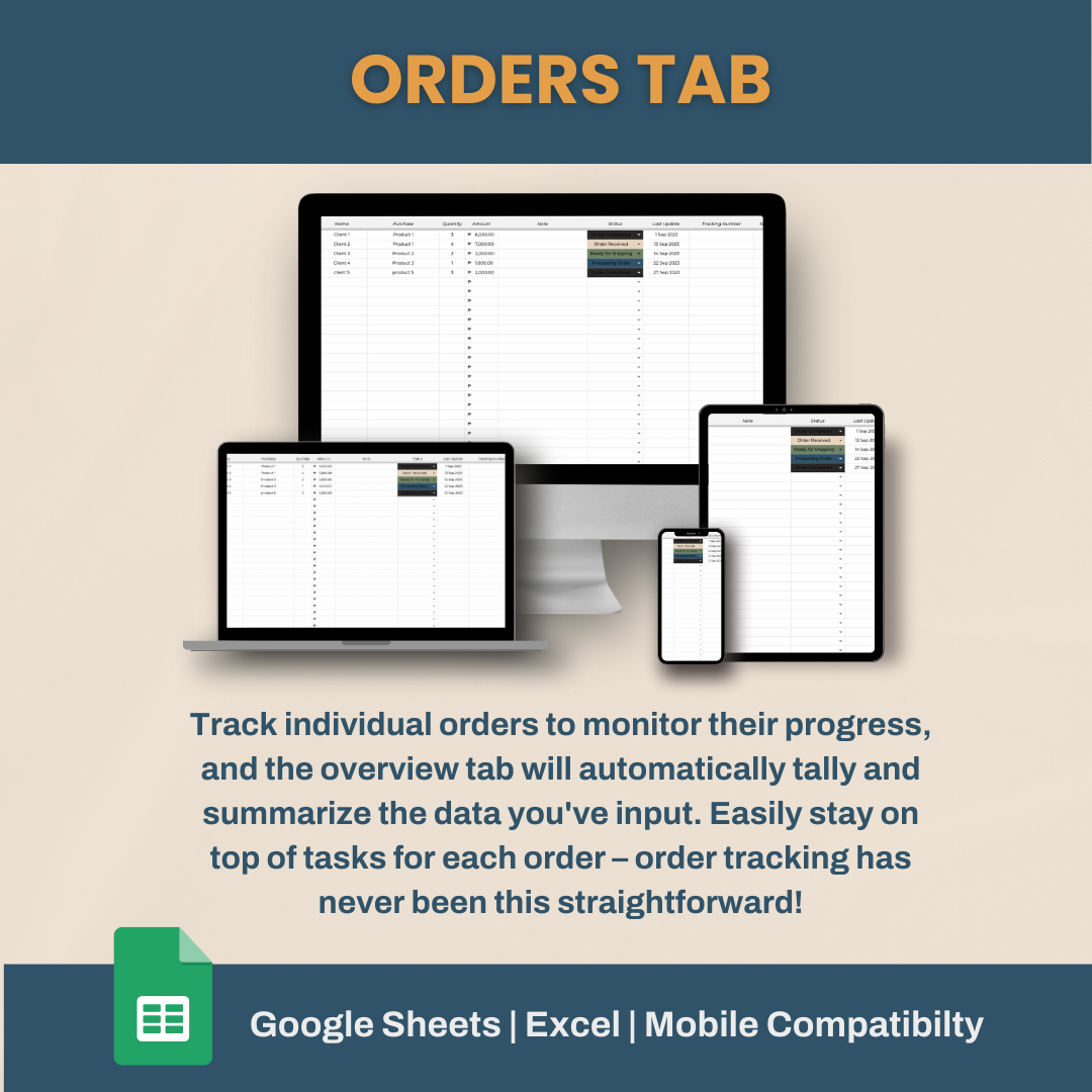 Business Order Tracker